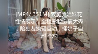 [MP4/ 351M] 双胞胎姐妹花性情展示，全程露脸激情大秀，陪狼友撩骚互动，揉奶子自慰骚穴