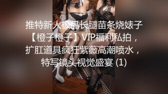 推特新人极品长腿苗条烧婊子【橙子橙子】VIP福利私拍，扩肛道具疯狂紫薇高潮喷水，特写镜头视觉盛宴 (1)