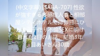 (中文字幕) [SABA-707] 性欲が強すぎる多感症人妻と相部屋シティホテルで排卵日にひたすら子作り不倫SEXに明け暮れた1日のお話。結婚3年目あいさん30歳