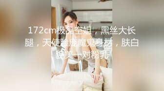 172cm极品空姐，黑丝大长腿，天使脸庞魔鬼身材，肤白貌美一对粉乳