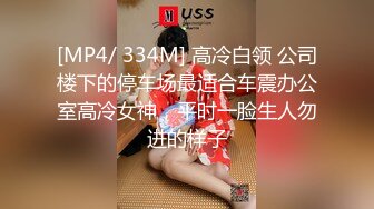 [MP4/ 334M] 高冷白领 公司楼下的停车场最适合车震办公室高冷女神，平时一脸生人勿进的样子