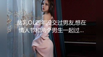 贫乳OL四年没交过男友,想在情人节和两个男生一起过…