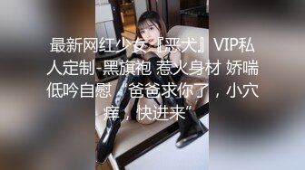 最新网红少女『恶犬』VIP私人定制-黑旗袍 惹火身材 娇喘低吟自慰“爸爸求你了，小穴痒，快进来”